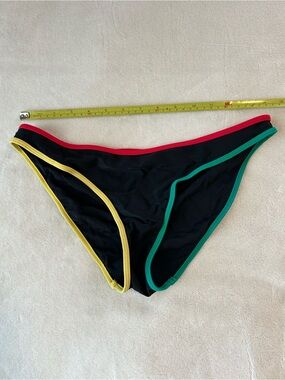 Bamboo island medium bathing suit bottoms swim pool beach cheeky women Rasta